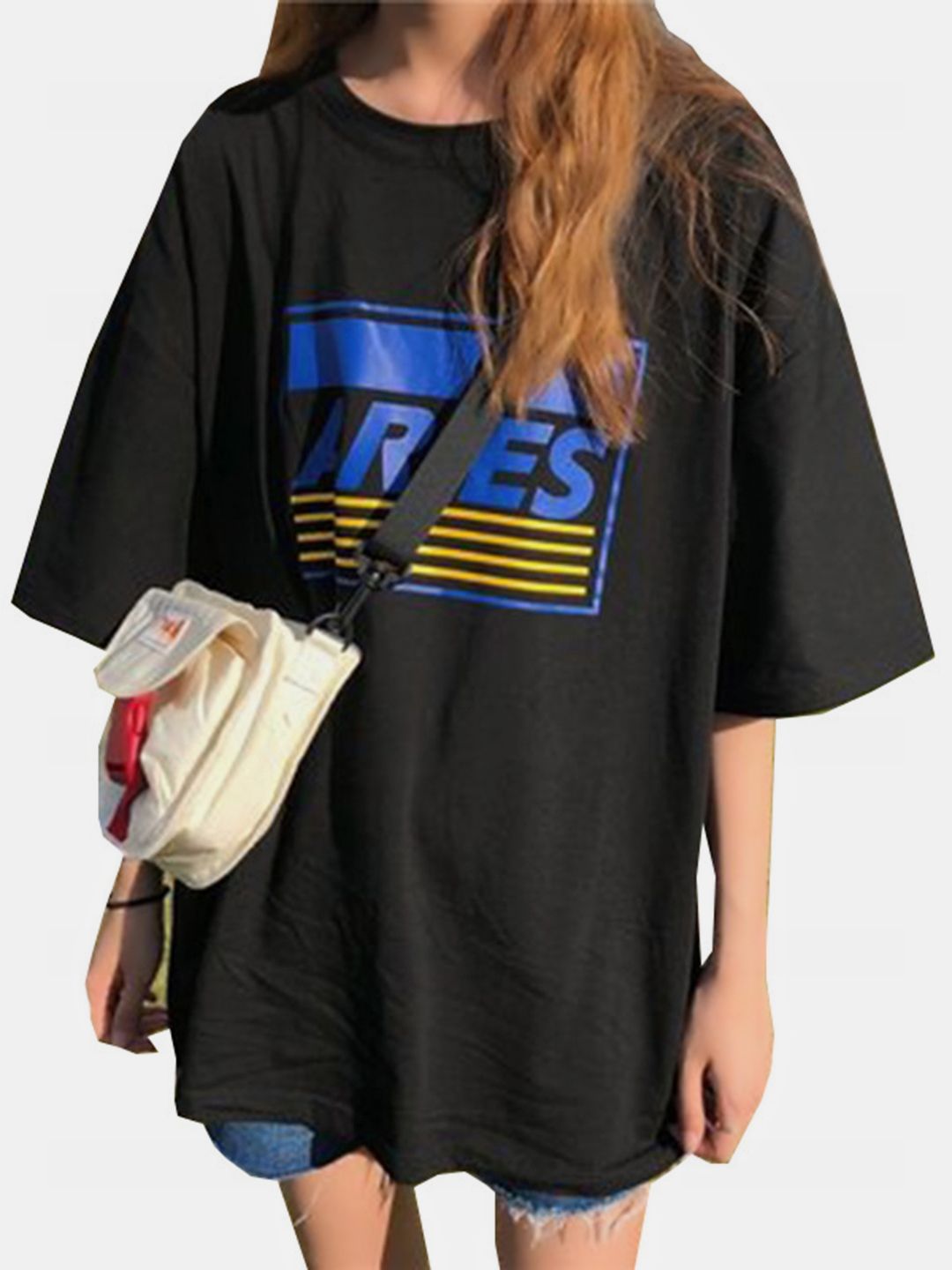 DressBerry Women Printed V-Neck Pockets T-shirt