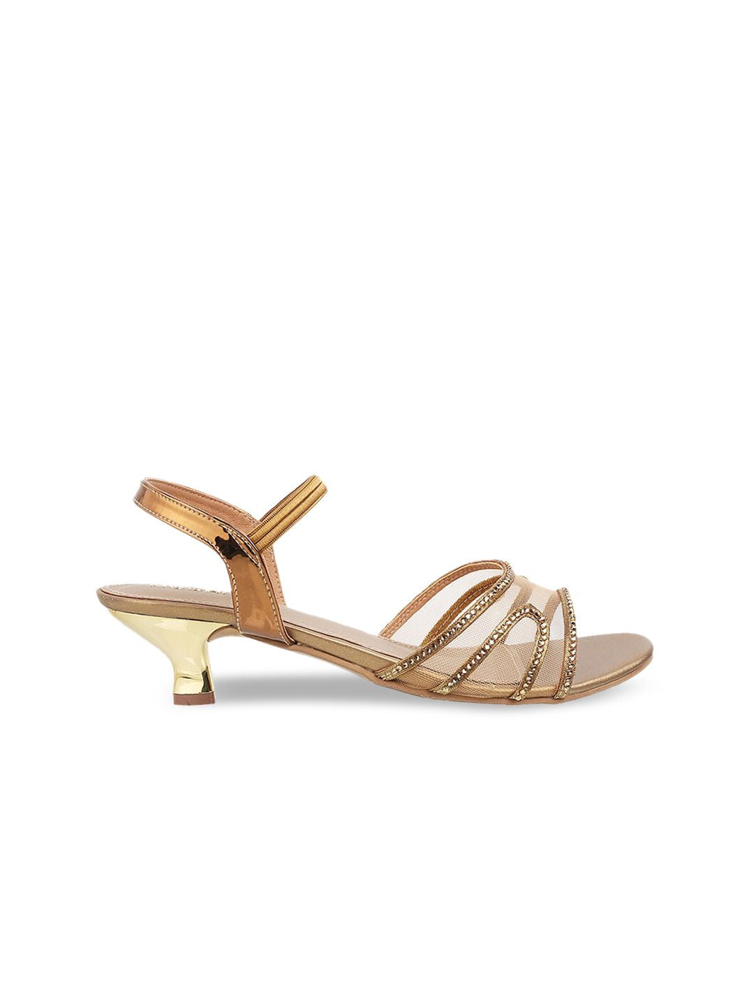 Mochi Embellished Backstrap Kitten Heels