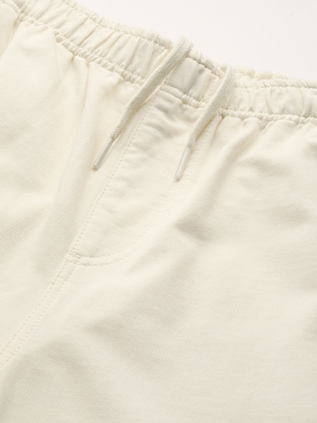 Mr Bowerbird Men Off-White Tailored Fit Solid Regular Trousers