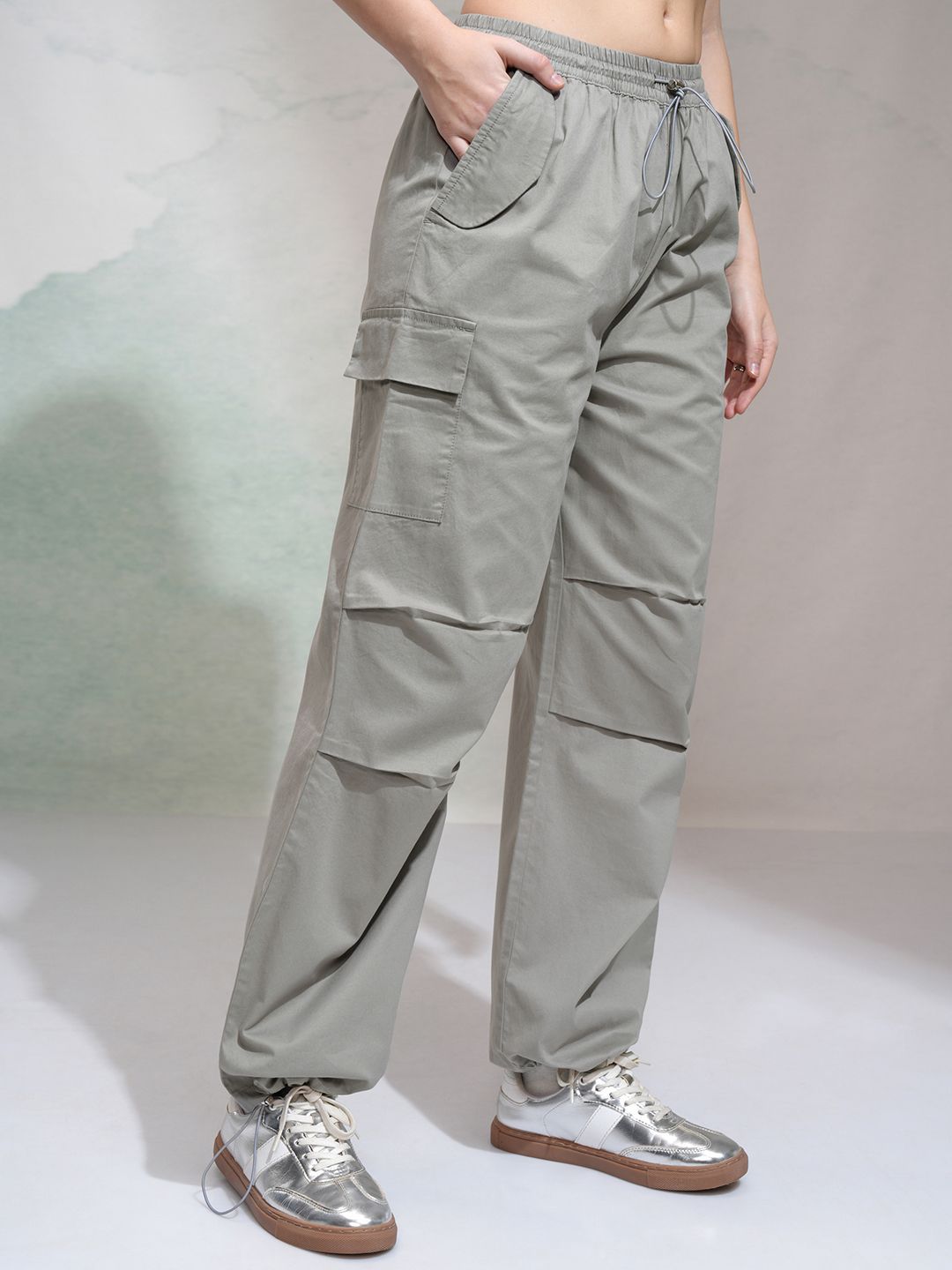 Street By Tokyo Talkies Women Mid Rise Straight Fit Trouser