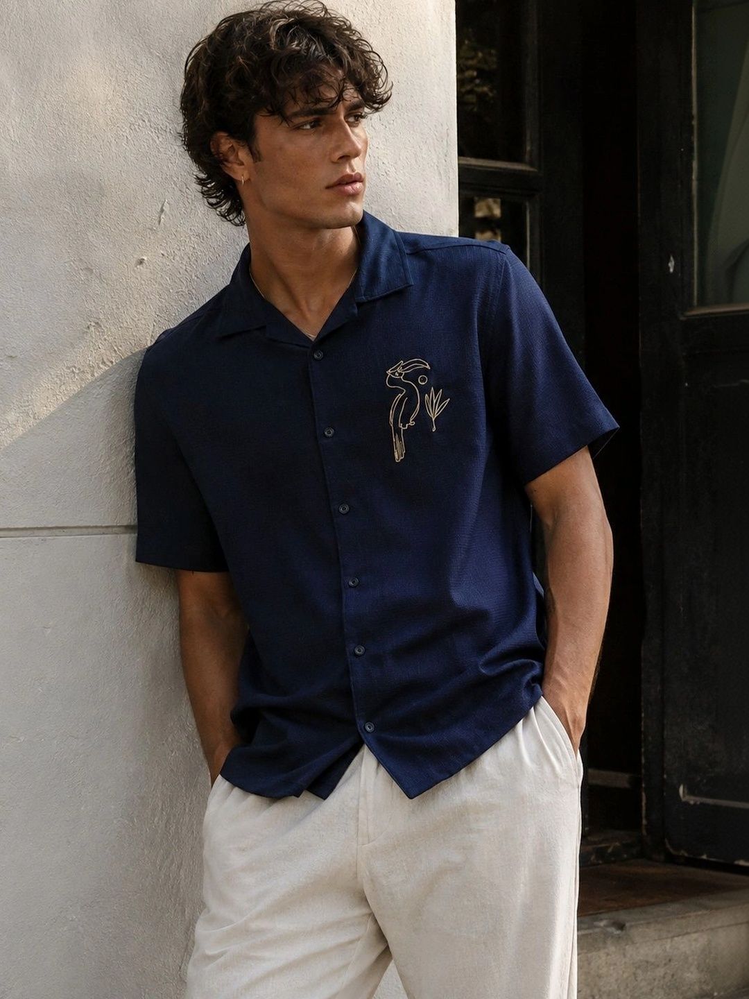 Baju Katun Kolar Cuba Eszett Golden Bird
