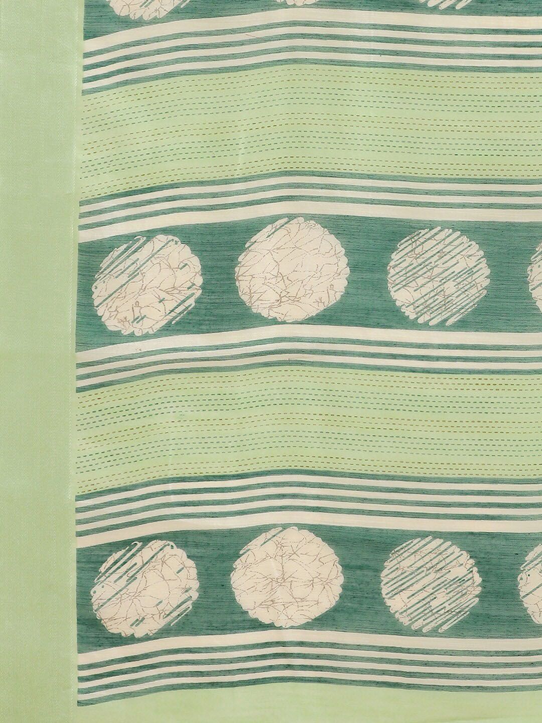 Saree mall Green & Grey Silk Cotton Sarees
