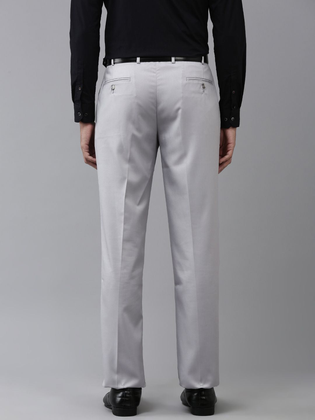 Park Avenue Men Solid Formal Trousers