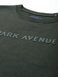 Park Avenue Brand Logo Printed Pullover Sweatshirt