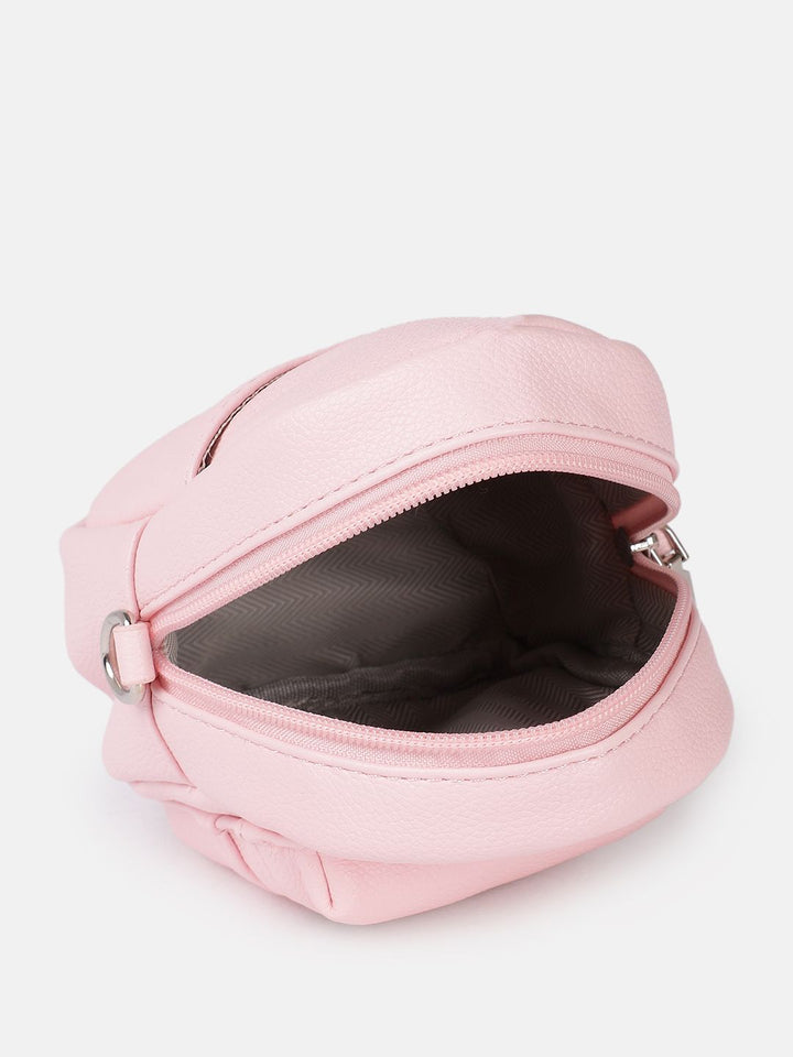 DressBerry Textured Structured Sling Bag