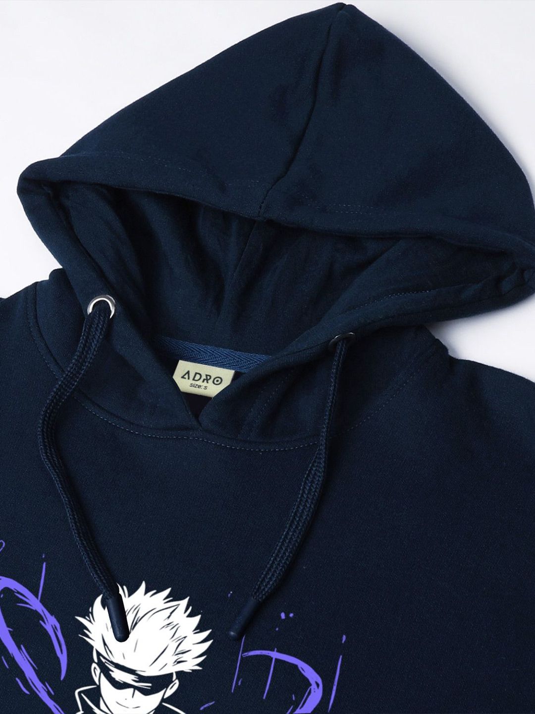 ADRO Men Graphic Printed Hooded Sweatshirt