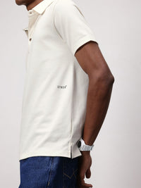 ether Kora Textured Polo Collar T-shirt