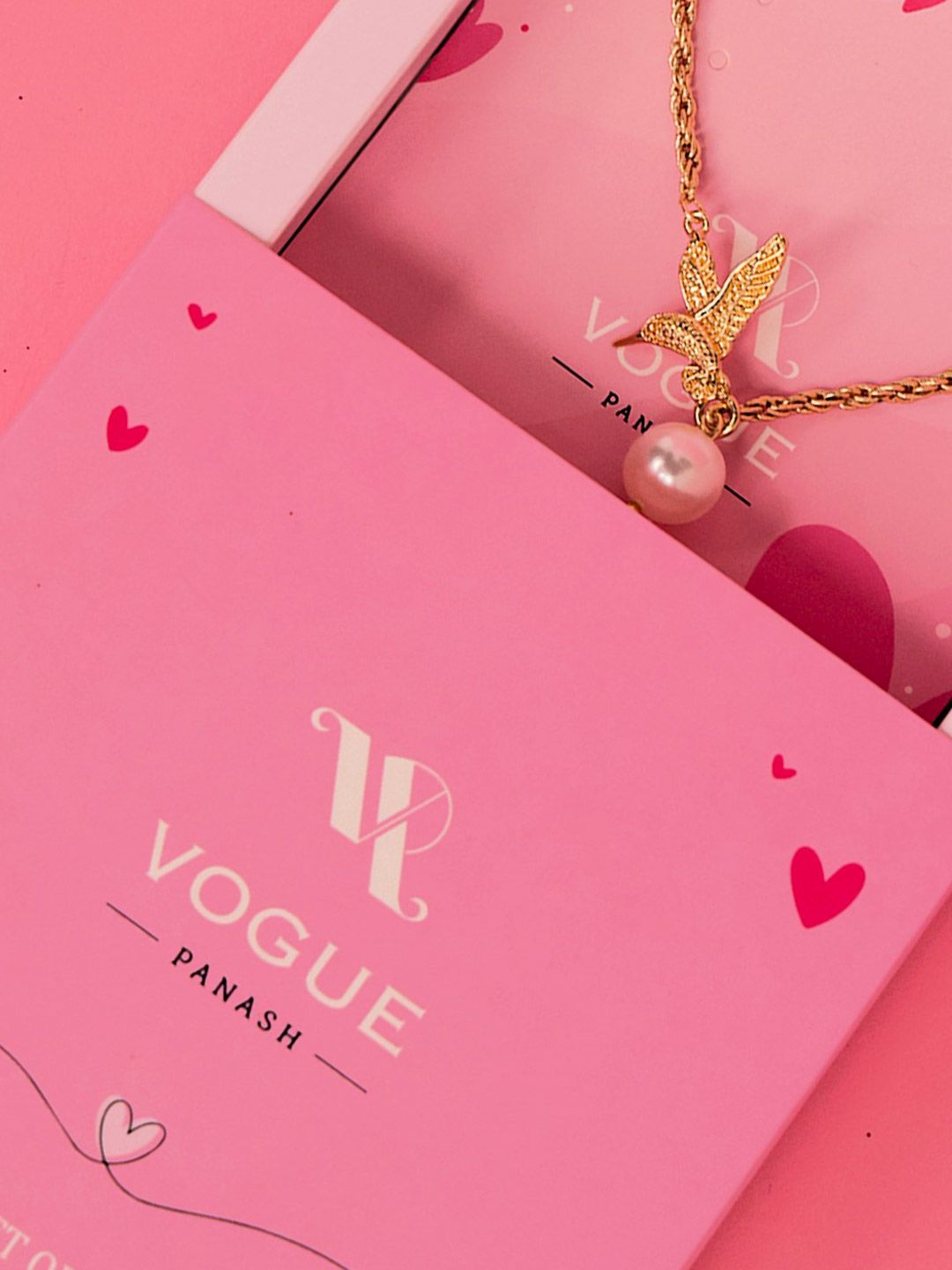 VOGUE PANASH Kalung Bersalut Emas Loyang