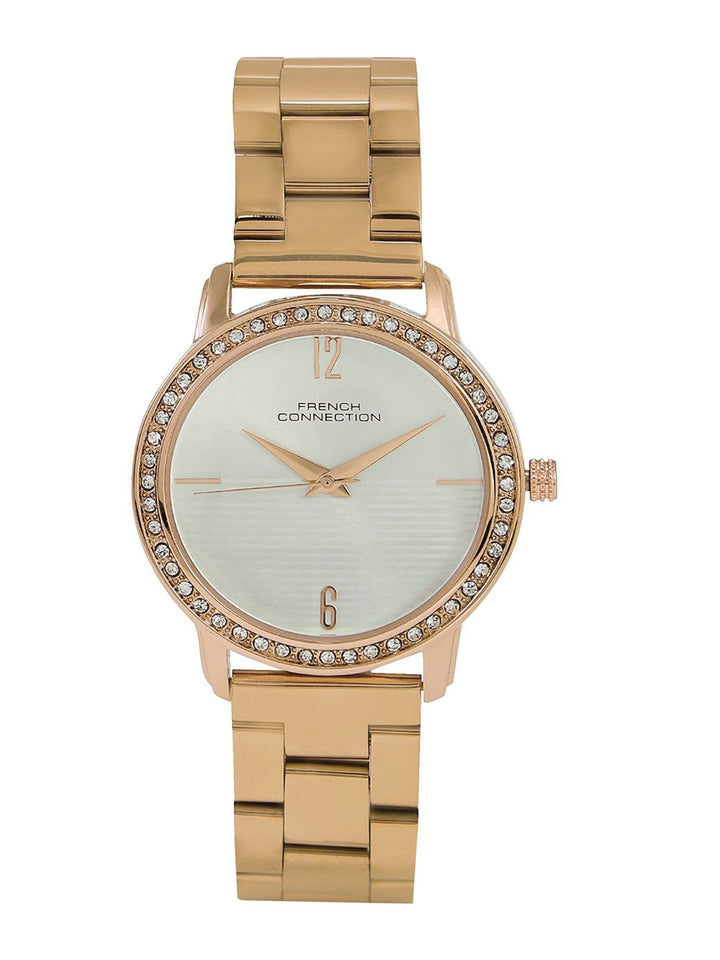 French Connection Women Stainless Steel Bracelet Style Straps Analogue Watch FCN054A