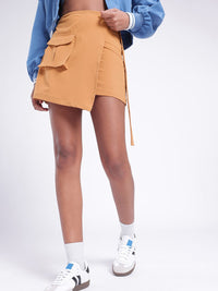 DressBerry Women Urban Hippie Wrap Mini Skirt