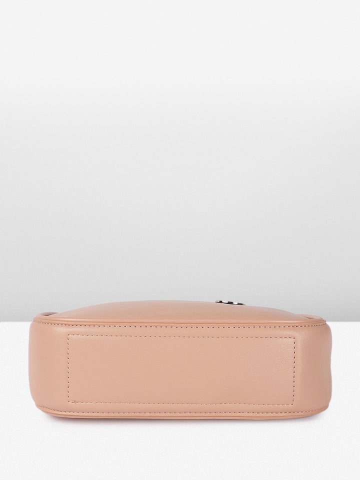 DressBerry Textured Structured Handheld Bag