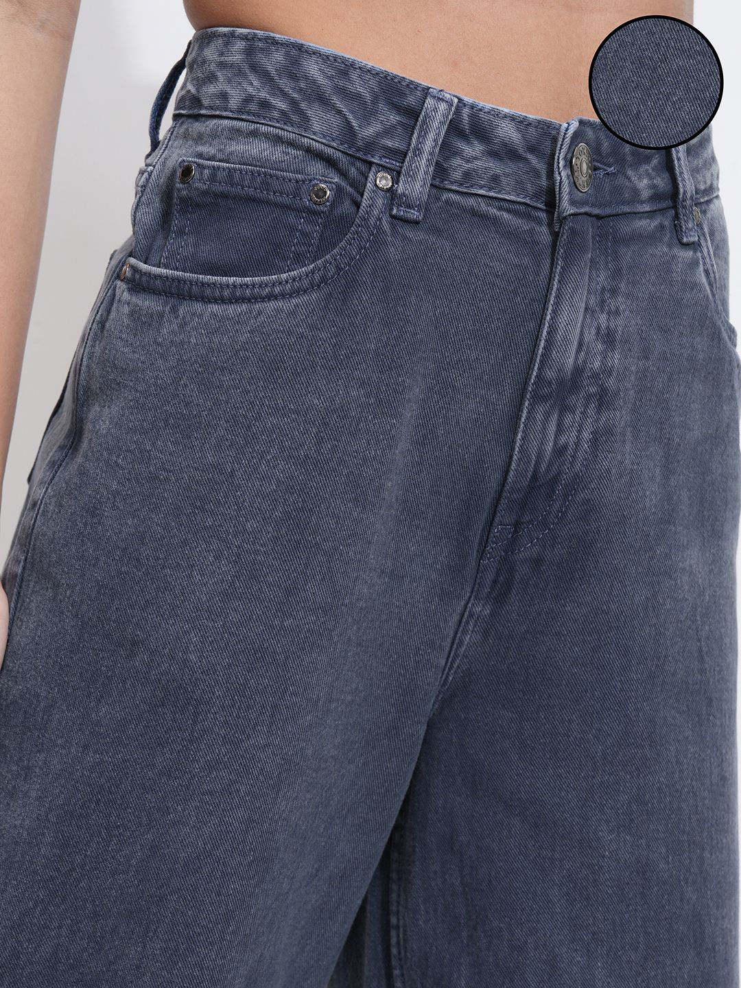 Tokyo Talkies Women Denim Pant Bell Bottom