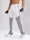 HRX by Hrithik Roshan Men Colourblocked Mid-Rise Rapid-Dry Running Track Pants