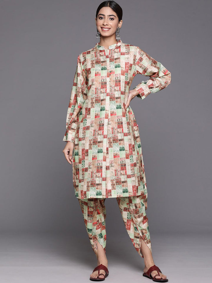 Varanga Printed Regular Kurta with Dhoti Pants