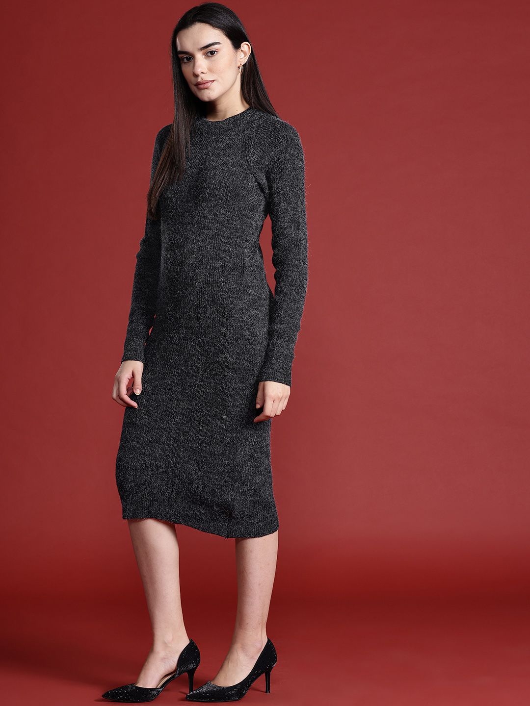 all about you Jumper Midi Dress