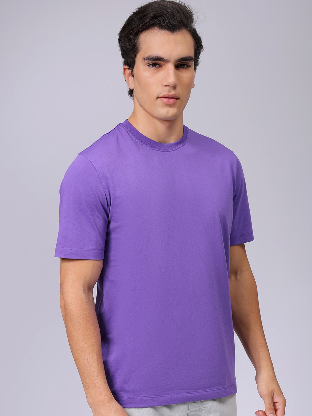 The Indian Garage Co High Neck Cotton T-shirt