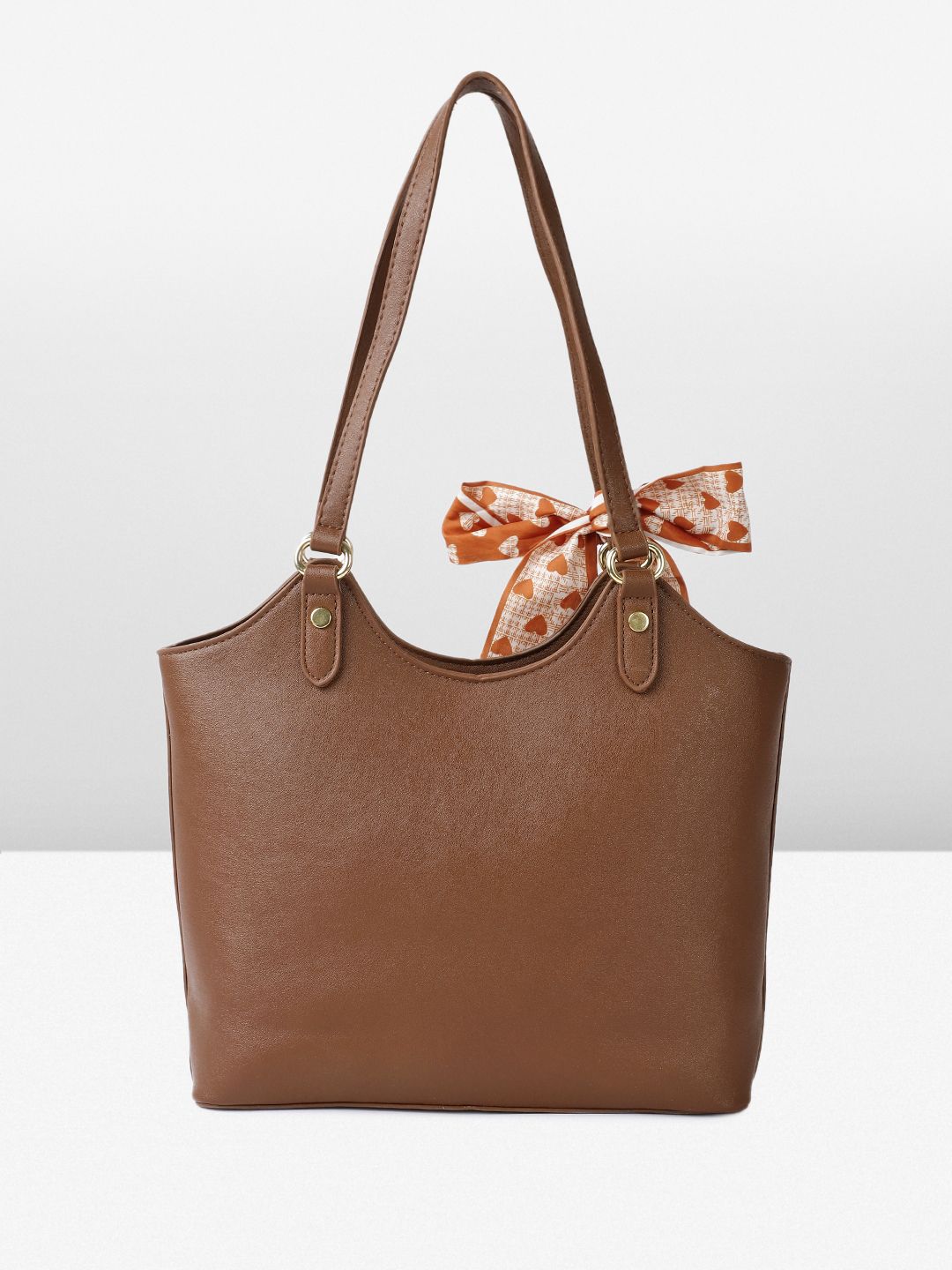 all about you Structured Shoulder Bag with Bow Detail
