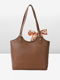 all about you Structured Shoulder Bag with Bow Detail