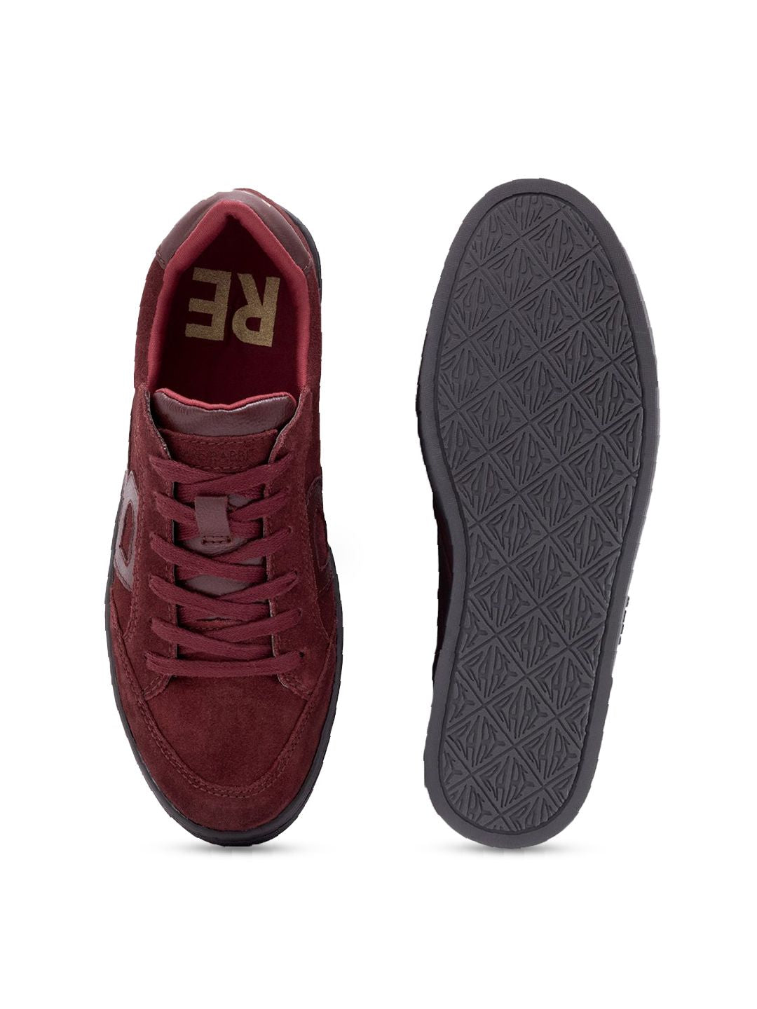 RARE RABBIT Men Suede Slip-On Sneakers