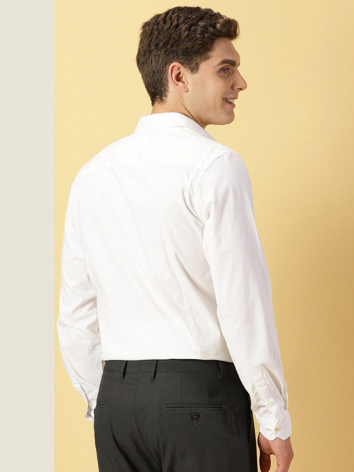 Thomas Scott Spread Collar Slim Fit Classic Casual Shirt