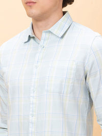 Being Human Men Slim Fit Opaque Checked Casual Shirt