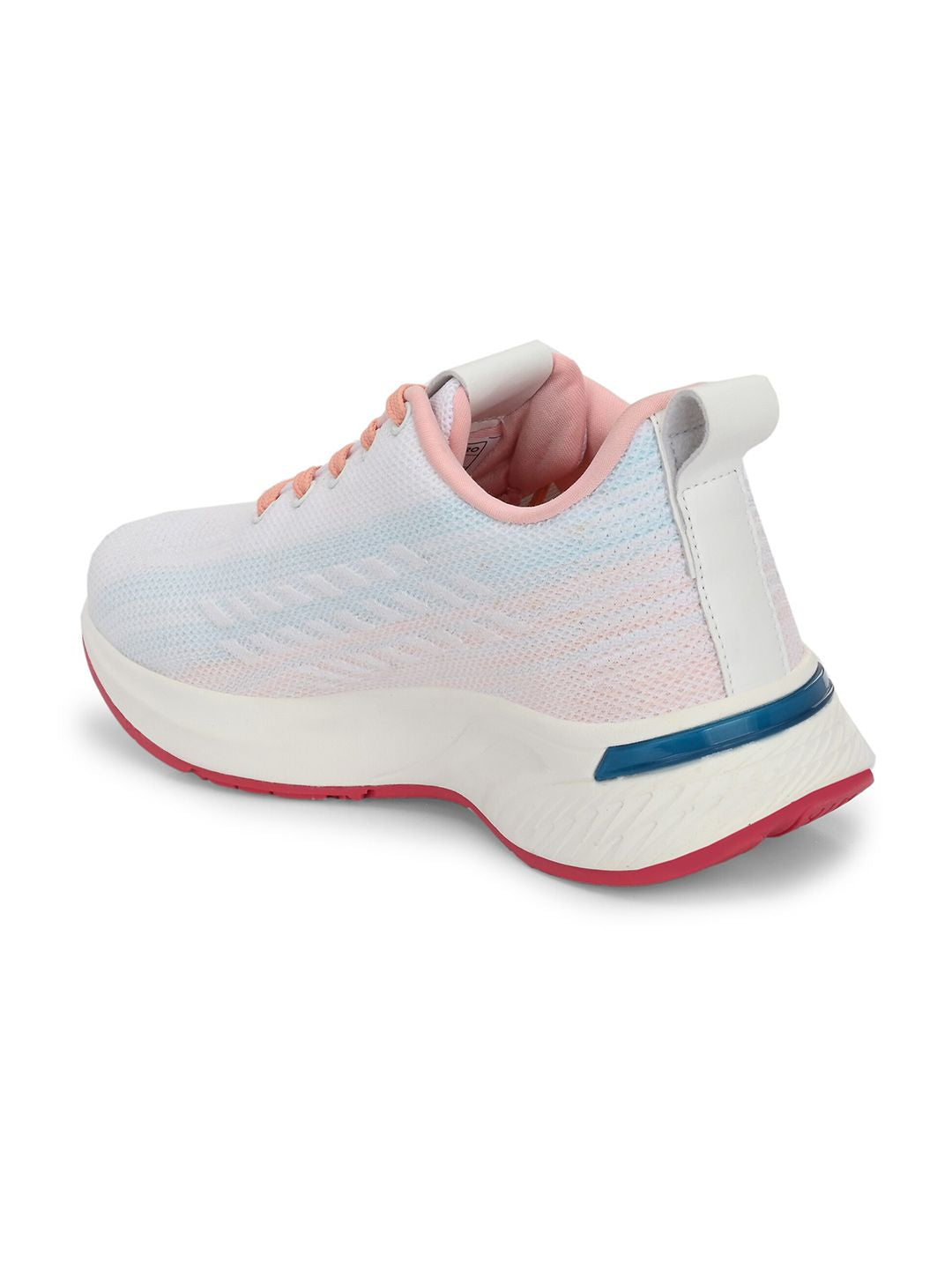 HRX by Hrithik Roshan Women White & Pink Lace-Up Running Shoes