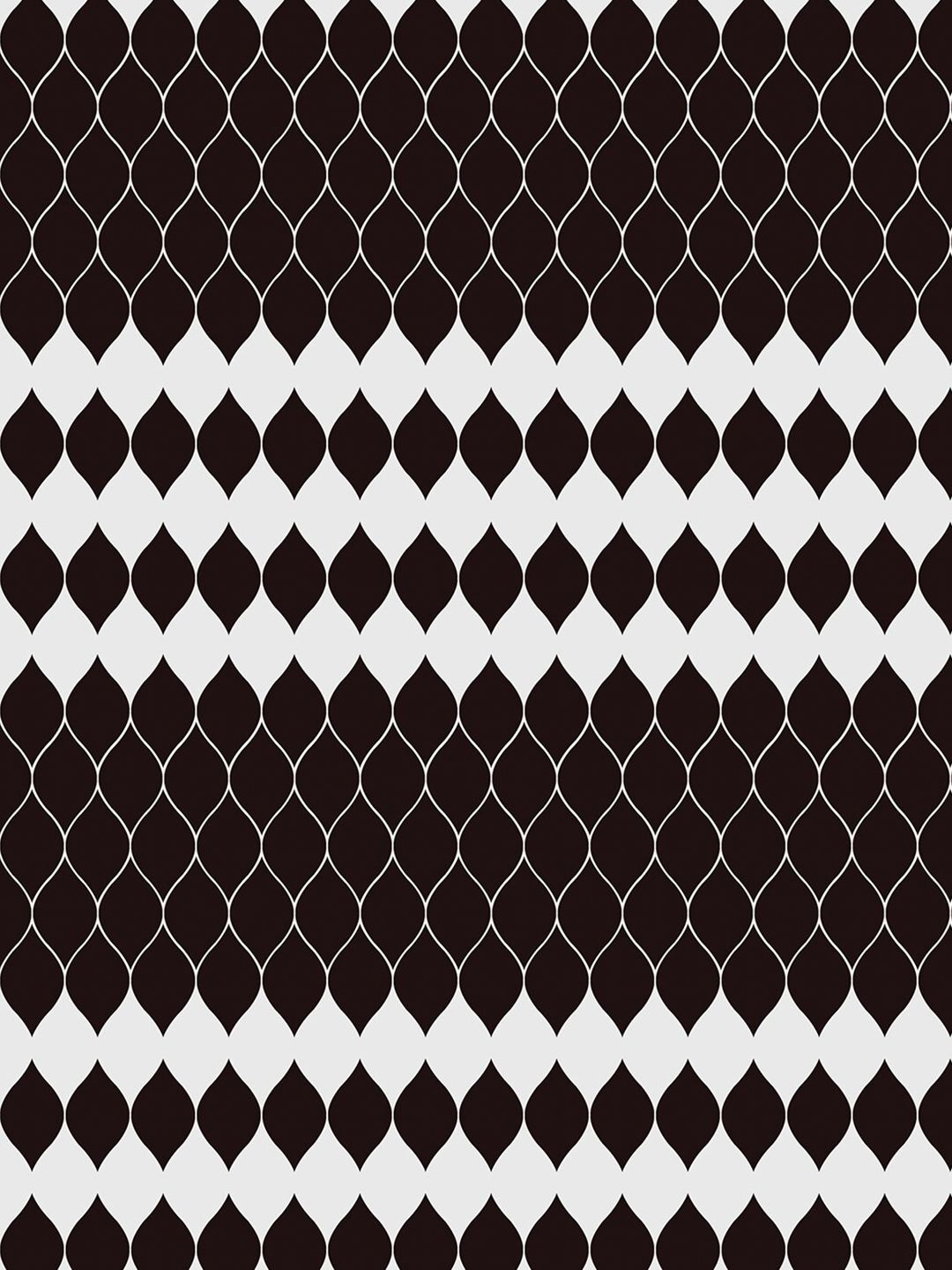 Story@home Nature Black & White 2 Pieces Geometric Printed Door Curtains
