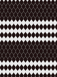 Story@home Nature Black & White 2 Pieces Geometric Printed Door Curtains