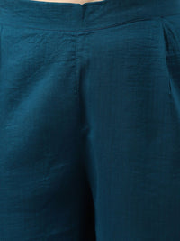 KALINI Stripes Printed Regular Kurta with Trousers