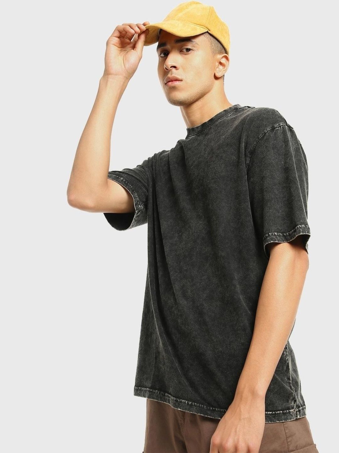 Bewakoof Men Faded Oversize T-shirt