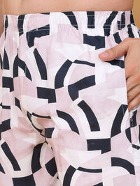 Sweet Dreams White & Grey Shirt Collar Printed Shirt With Shorts Co-Ords