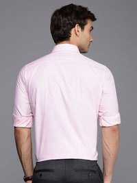 Raymond Slim Fit Micro Checks Opaque Pure Cotton Formal Shirt