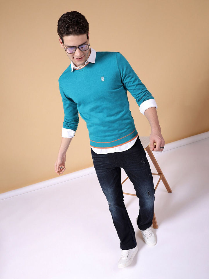 The Indian Garage Co Long Sleeves Acrylic Pullover Sweater