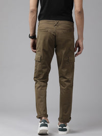SPYKAR Men Regular Fit Cargo Trousers