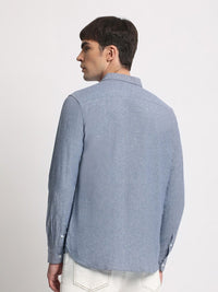 THE BEAR HOUSE Slim Fit Cotton Casual Shirt