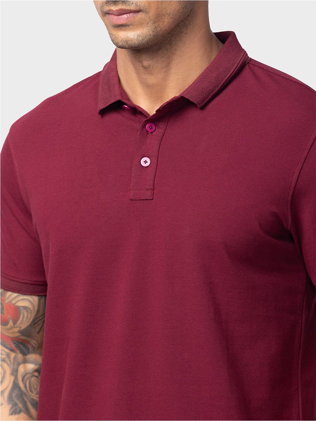 SPYKAR Men Polo Collar Slim Fit T-shirt