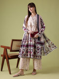 Anouk Printed Gotta Patti Cotton Angrakha Kurta with Palazzos & With Dupatta