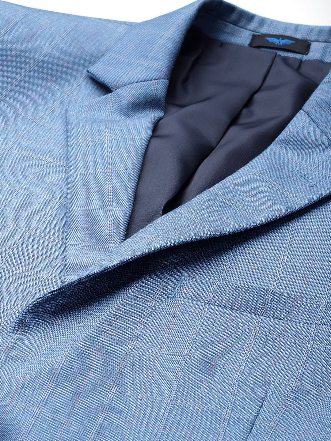 Park Avenue Checked Slim-Fit Blazer & Trousers