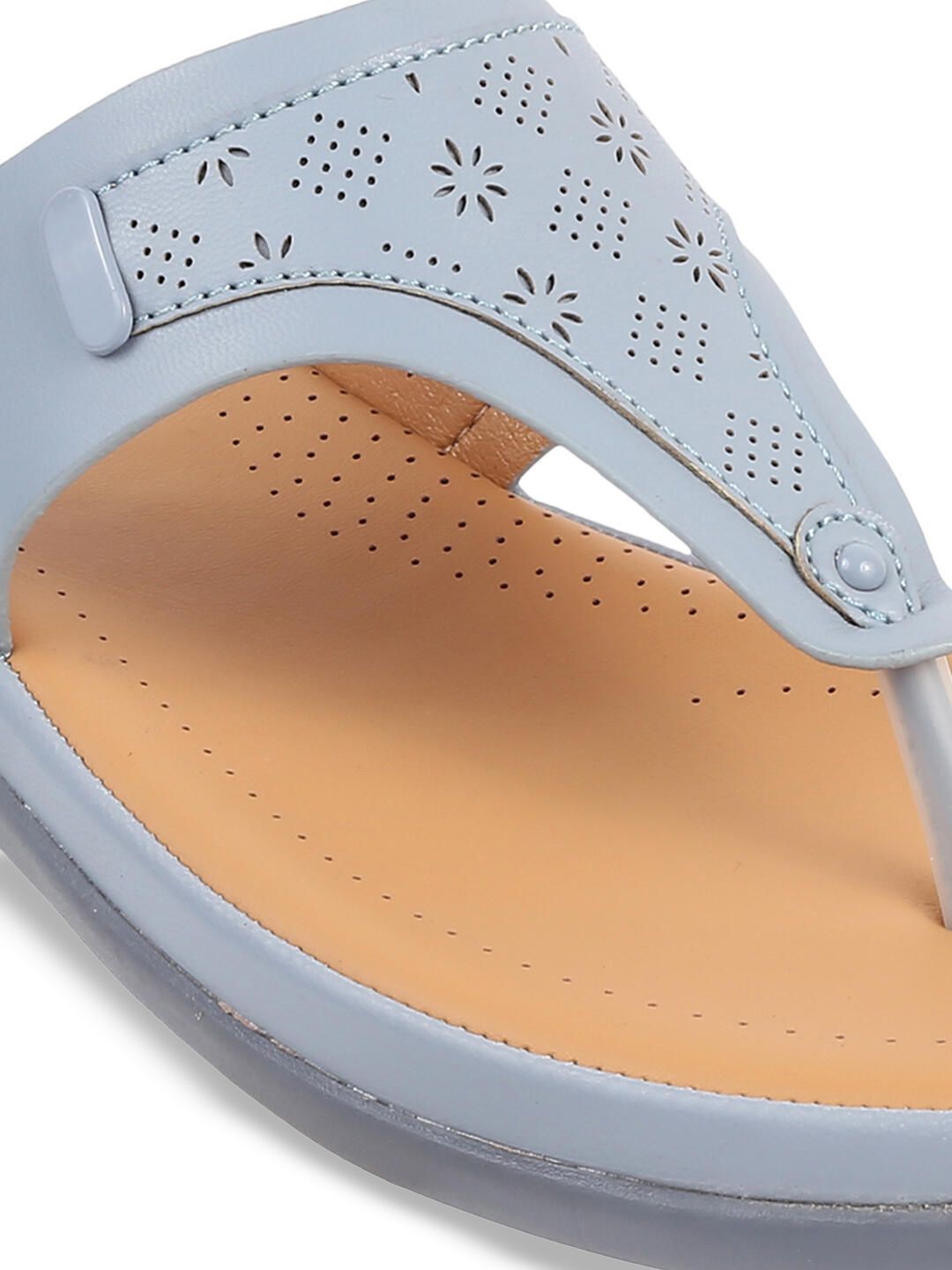 Mochi Women Blue Sandals