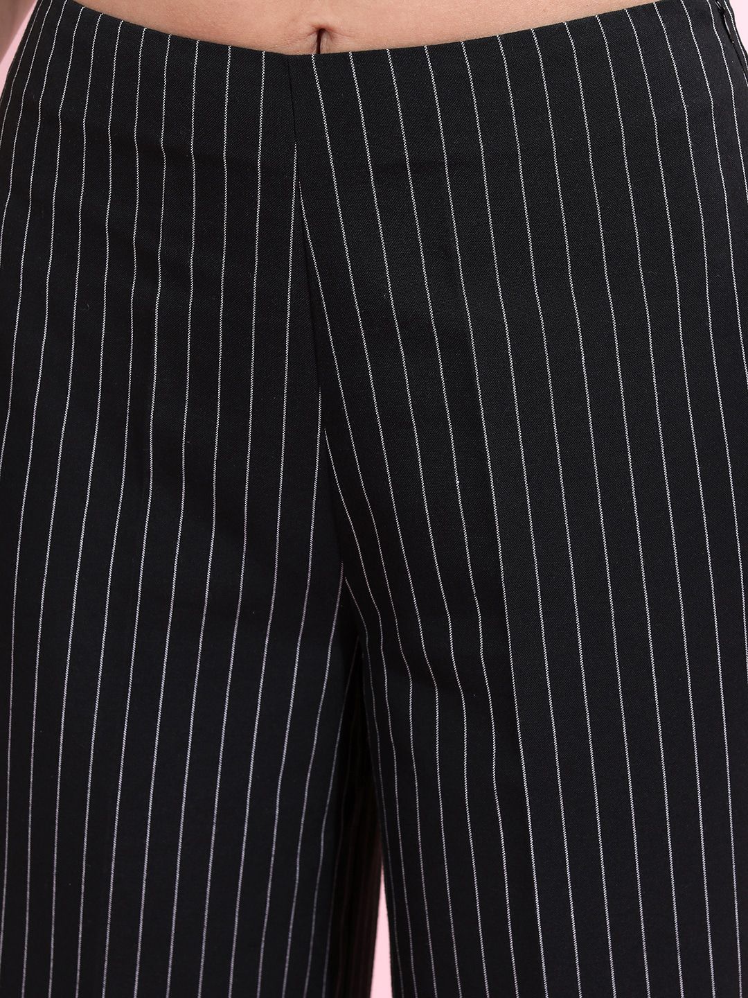 Tokyo Talkies Crop Top With Flared Trousers Co-Ords