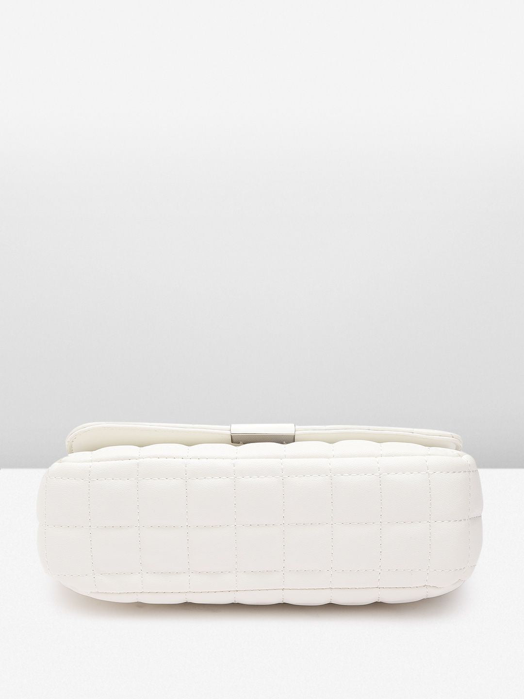Lino Perros Structured Sling Bag with Quilted Detail