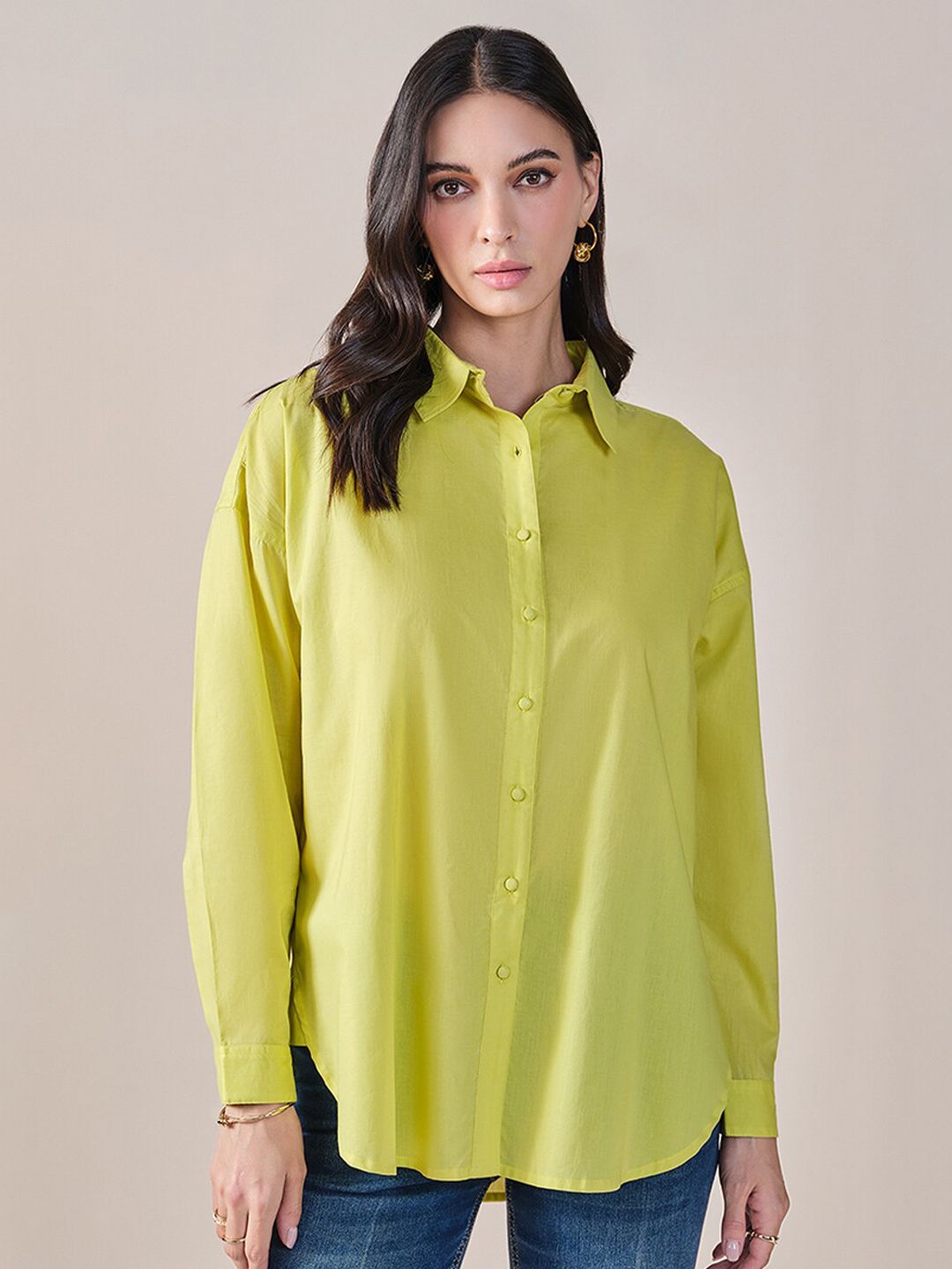 AND Cotton Shirt Style Top