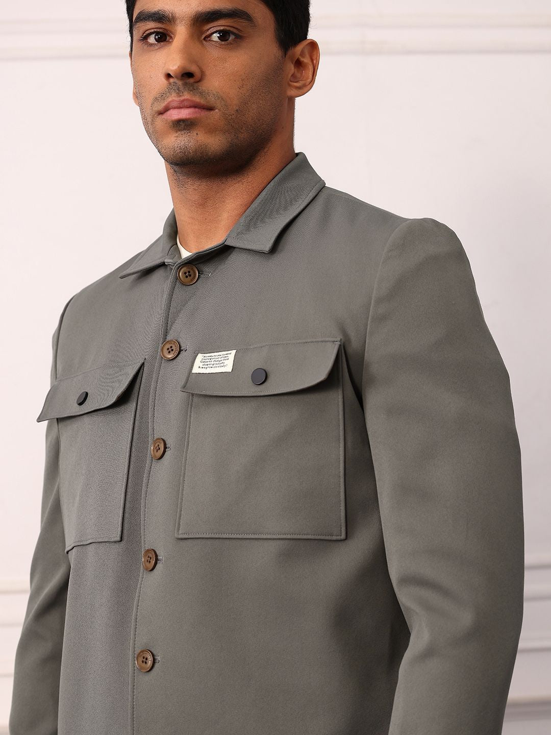 Mr Bowerbird Double Pocket Resort Collar Tailored Jacket