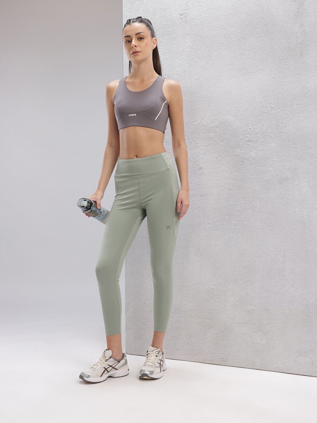HRX by Hrithik Roshan Women Rapid-Dry Cropped Running Tights