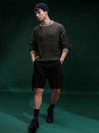 Lelaki Highlander Sweater Leher Bulat