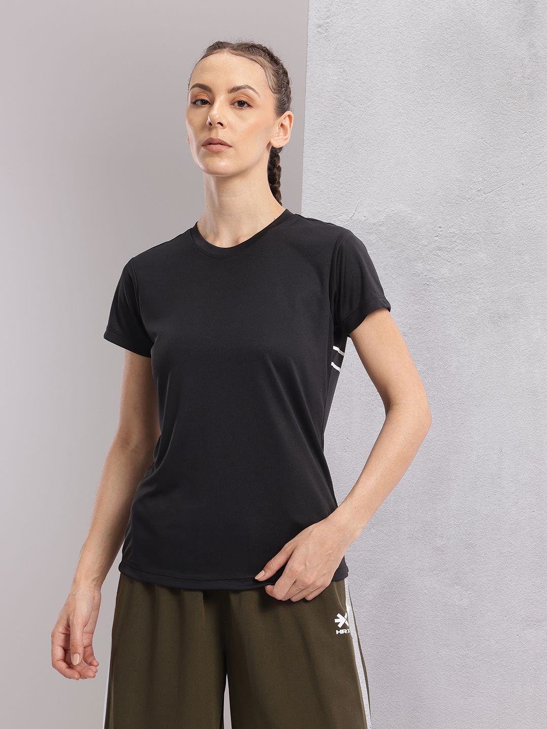 HRX by Hrithik Roshan Printed Rapid-Dry Training T-shirt