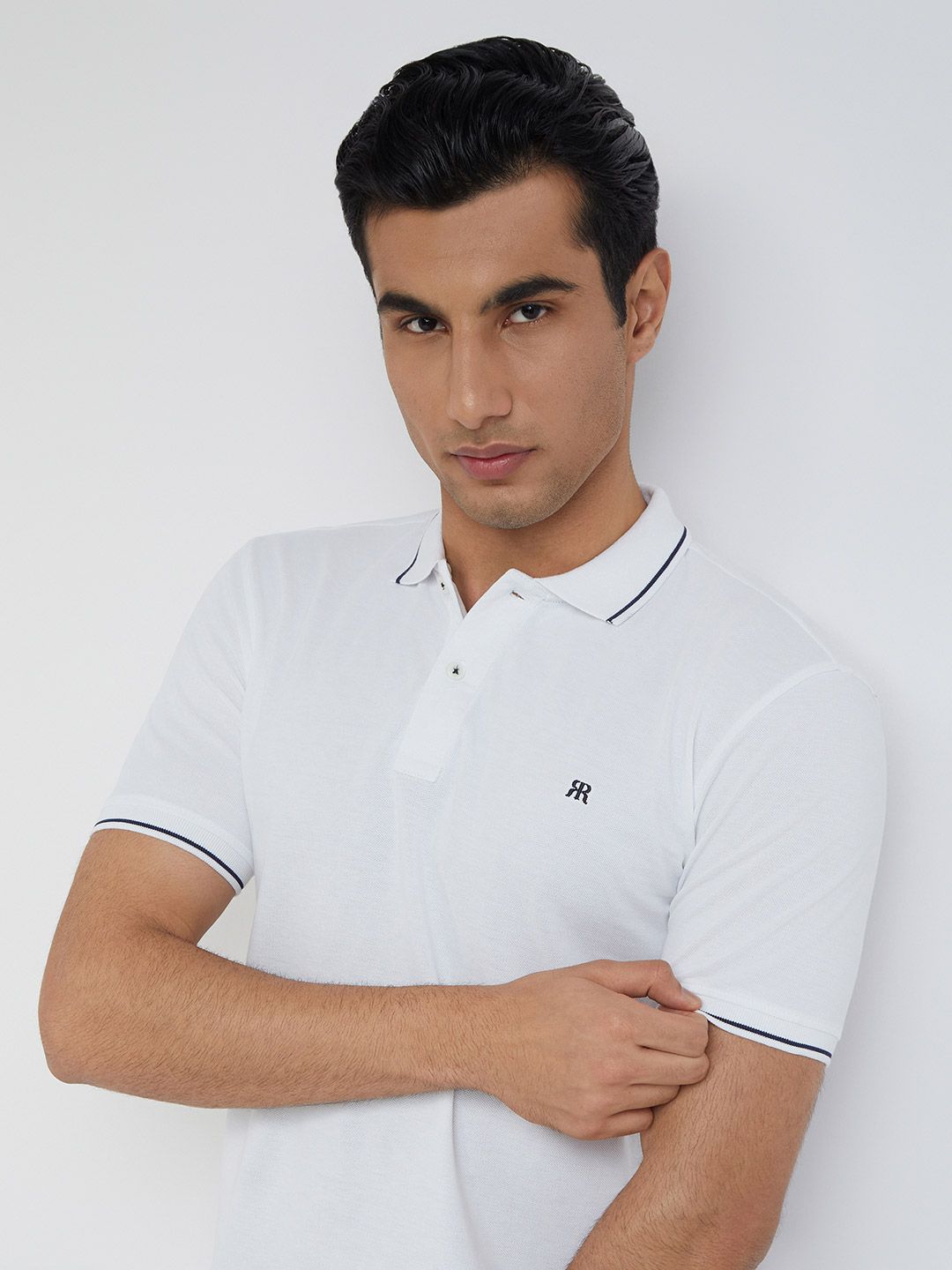 Raymond Pure Cotton Polo Collar T-shirt