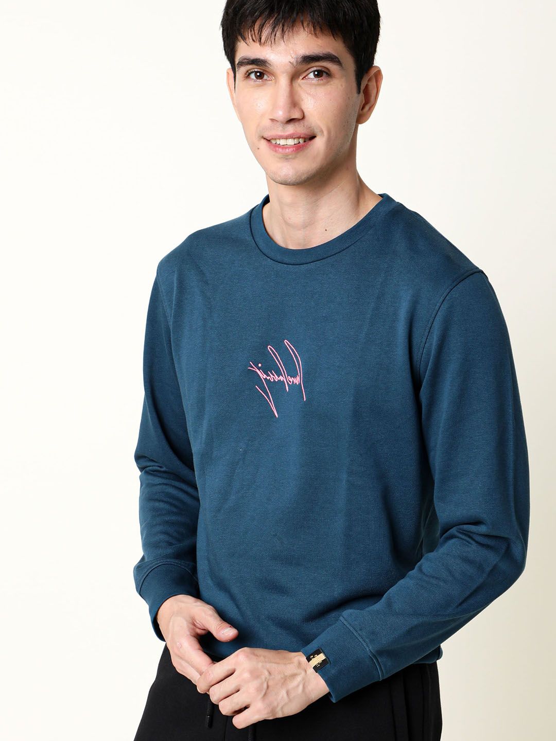 RARE RABBIT Men Neos Slim Fit Sweatshirt