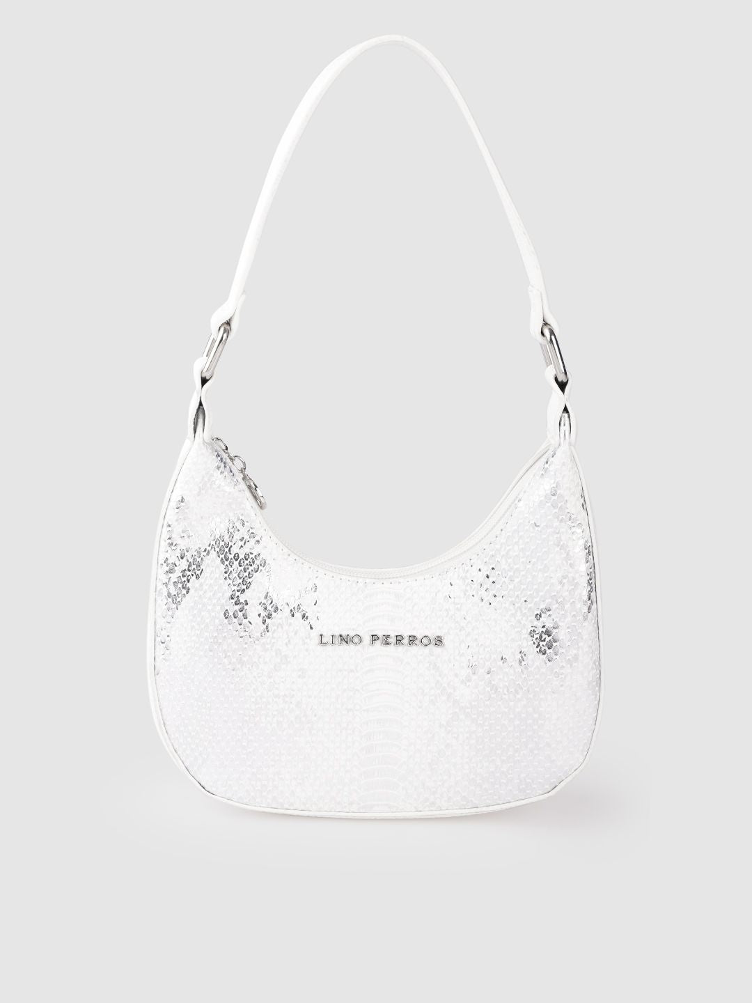 Lino Perros Women White SHoulder Handbags