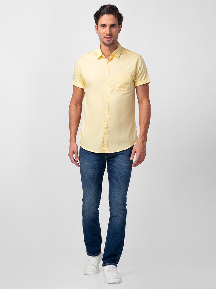 SPYKAR Men Slim Fit Casual Shirt